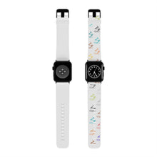 Load image into Gallery viewer, Coffee Cups Design Thermo Elastomer Stainless steel Apple Watch Band 38mm - 44mm iwatch series 7 6 5 4 3 2 1 SE
