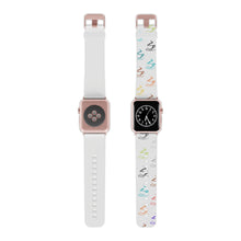 Load image into Gallery viewer, Coffee Cups Design Thermo Elastomer Stainless steel Apple Watch Band 38mm - 44mm iwatch series 7 6 5 4 3 2 1 SE
