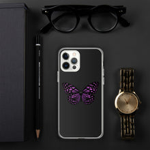 Load image into Gallery viewer, Purple Butterfly iPhone Case
