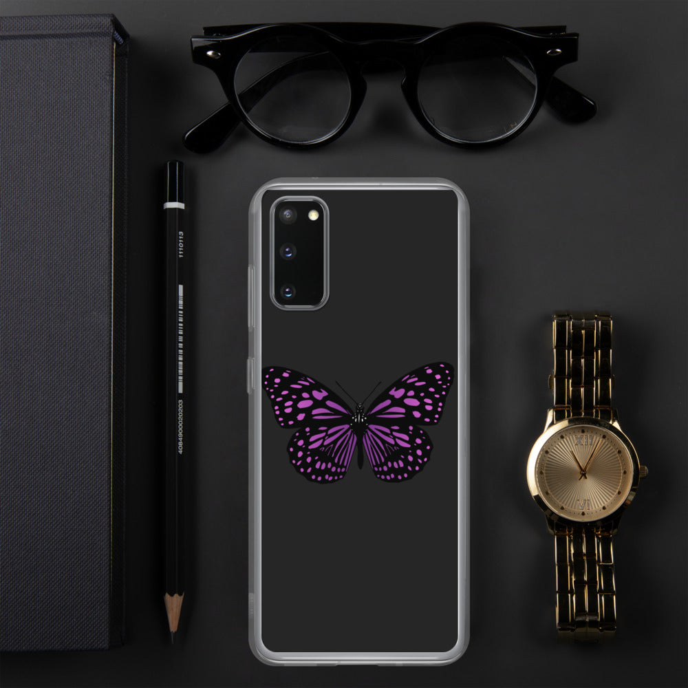 Purple Butterfly Samsung Case